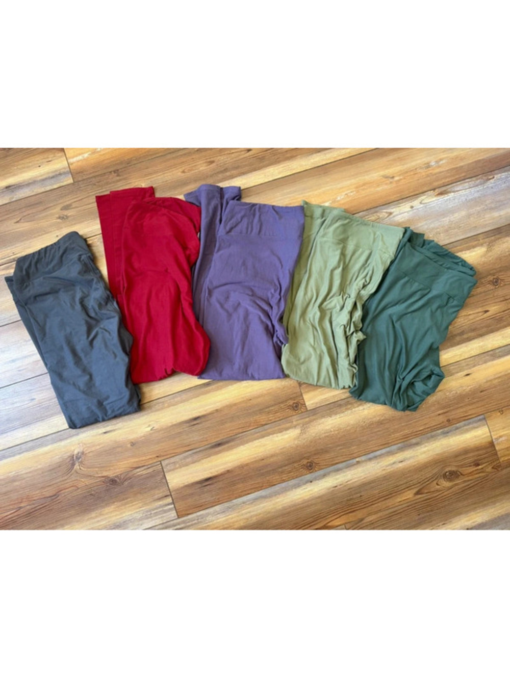 Lularoe tall & curvy leggings bundle of 5 solids